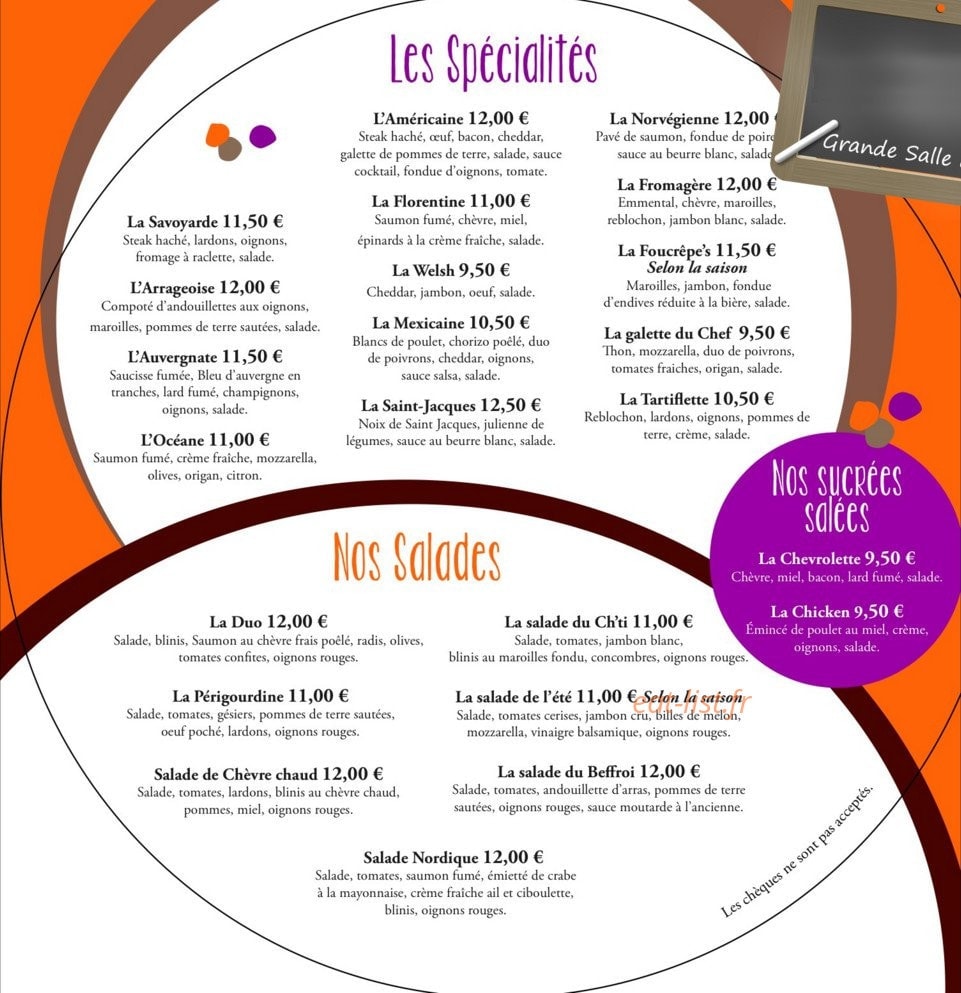 Le foucrêpe's — carte page 2