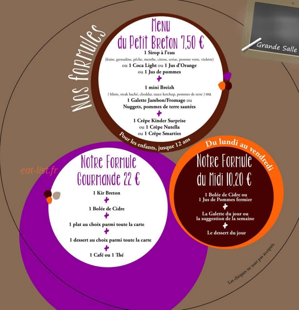 Le foucrêpe's — carte page 1