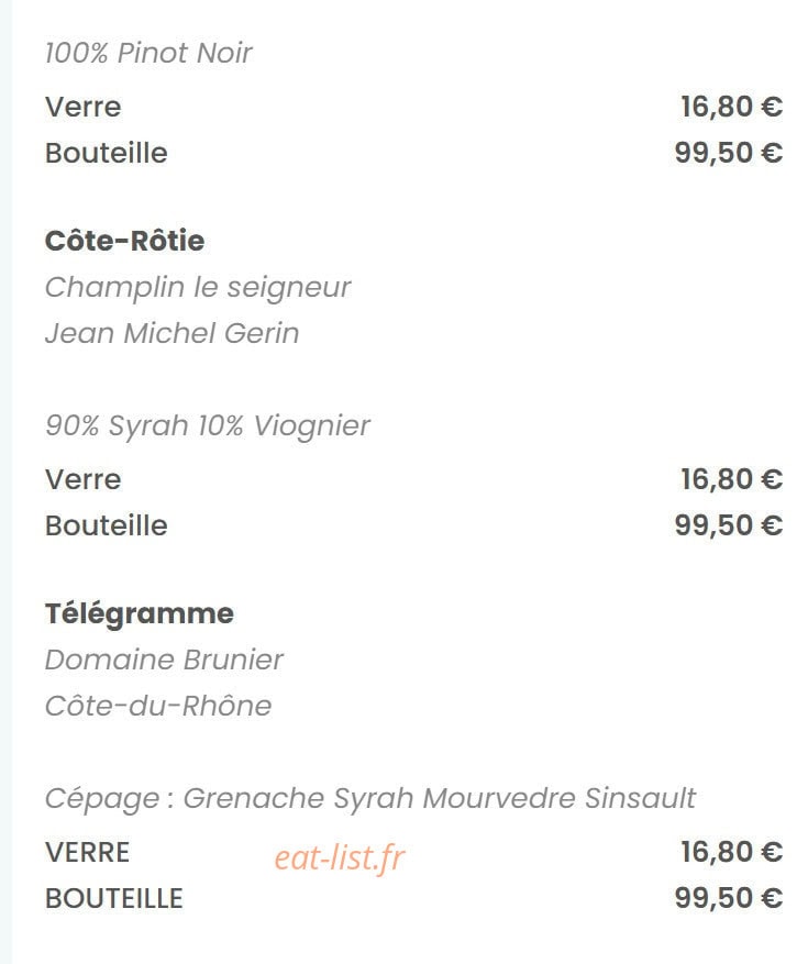 Le Madrigal — carte page 17