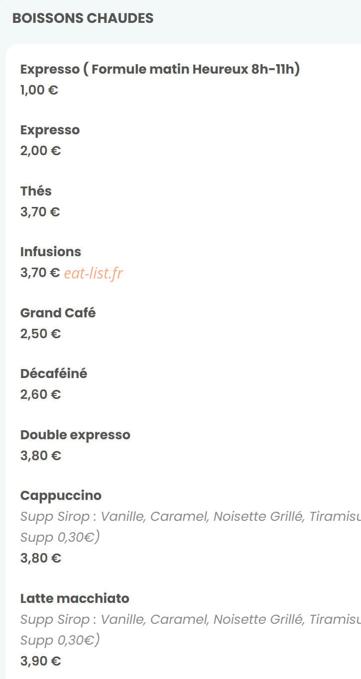 Le Madrigal — carte page 6