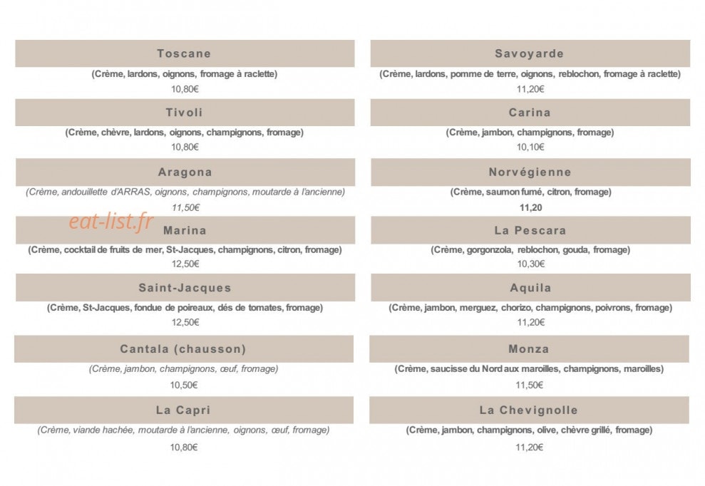 Le Palerme — carte page 4