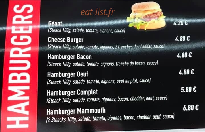 Le roi de la frite — carte page 2