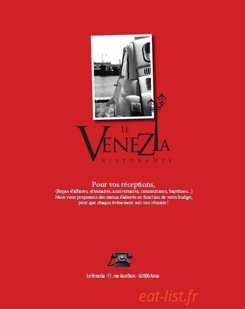 Le Venezia — carte page 13
