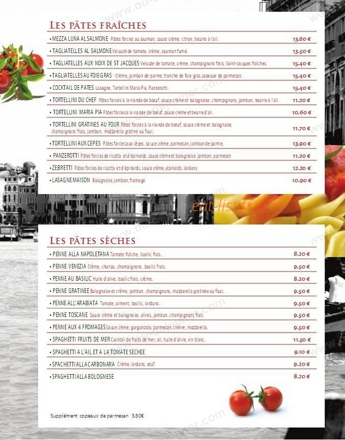 Le Venezia — carte page 6