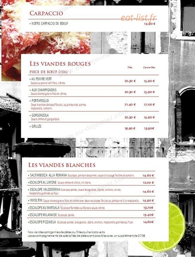 Le Venezia — carte page 7