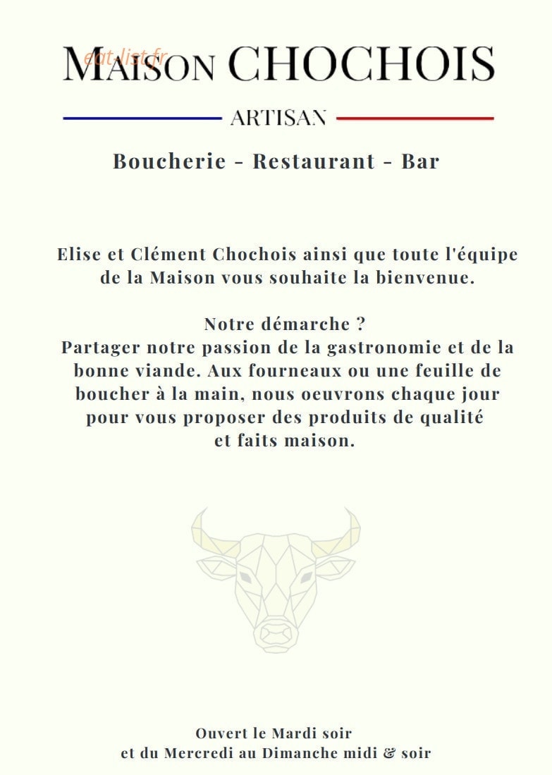 Maison Chochois — carte page 9
