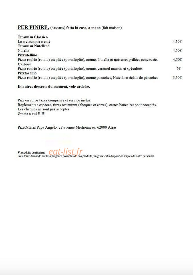 Papa Angelo — carte page 3