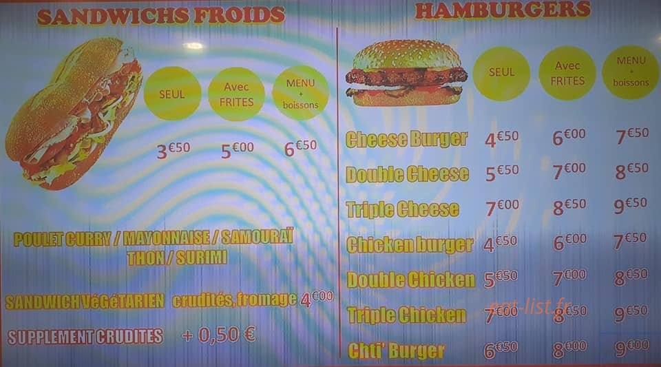 Queen tacos — carte page 2