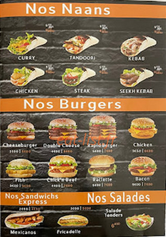 Rapid Tandoori — carte page 3