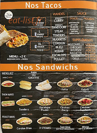 Rapid Tandoori — carte page 2