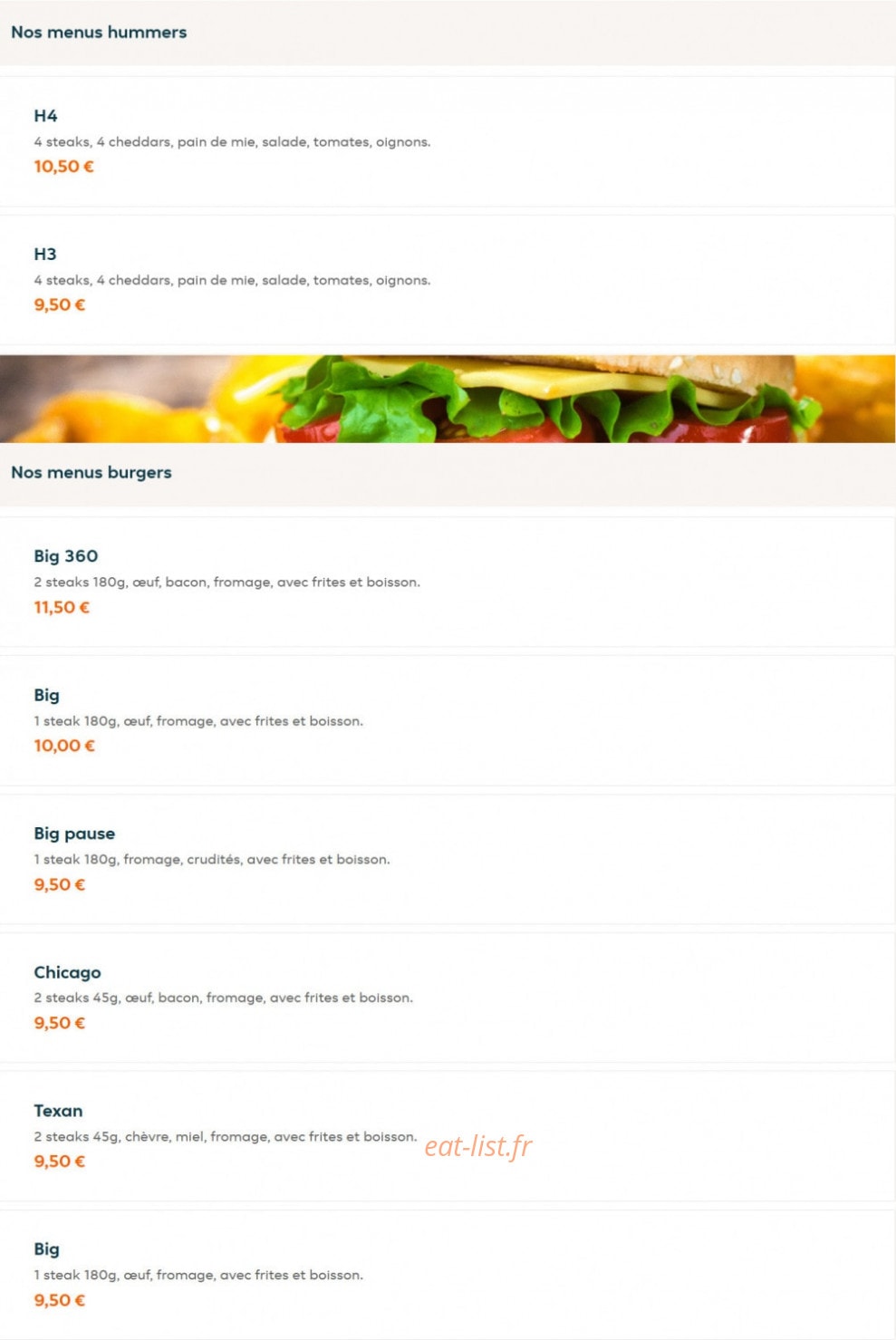 Regal Snack — carte page 4