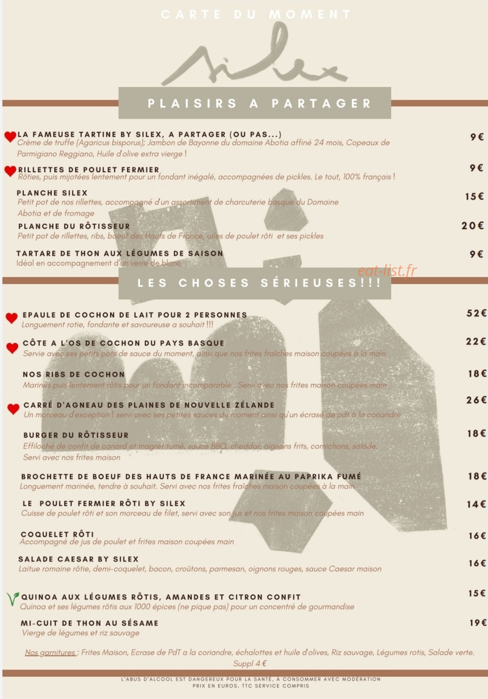 Silex — carte page 1