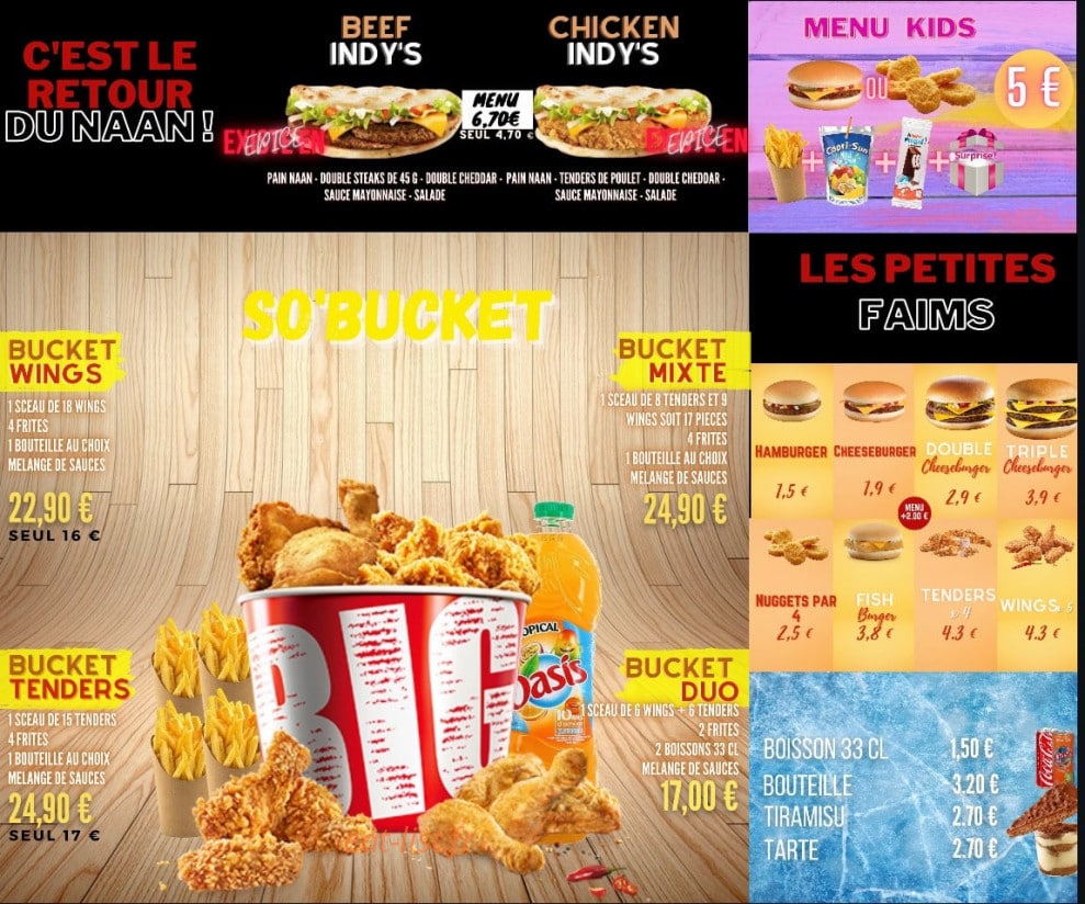So'grill burger — carte page 4
