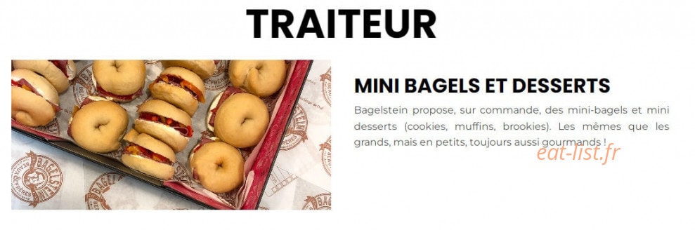Bagelstein — carte page 10