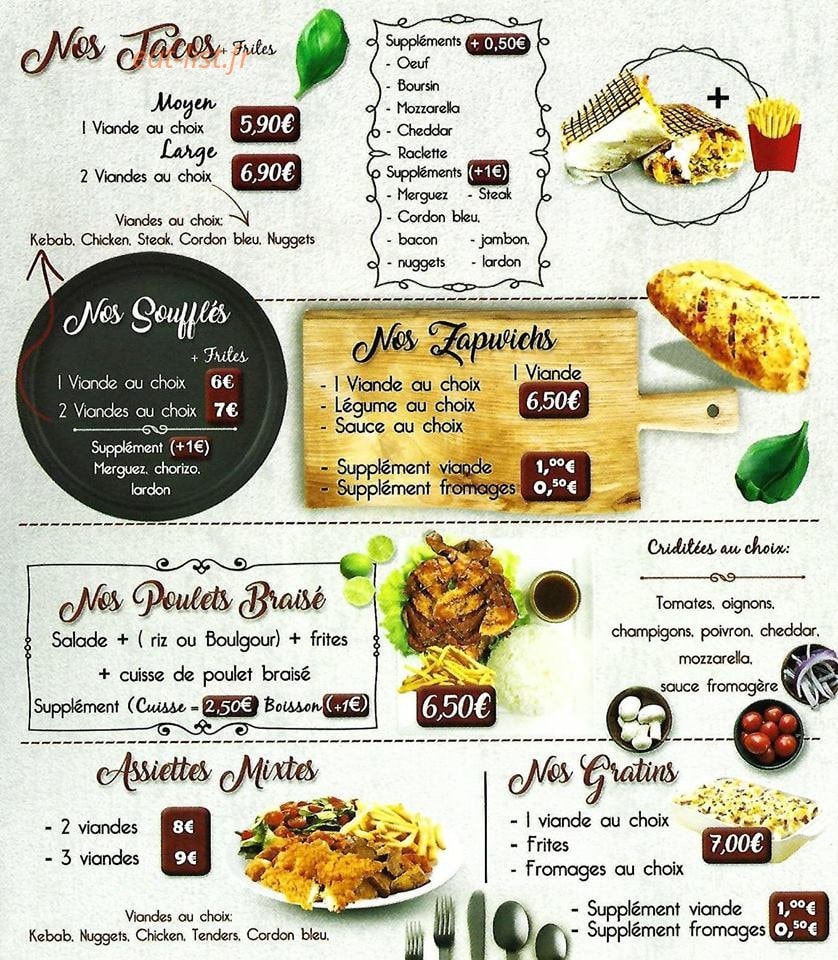 Bella Pizza — carte page 4