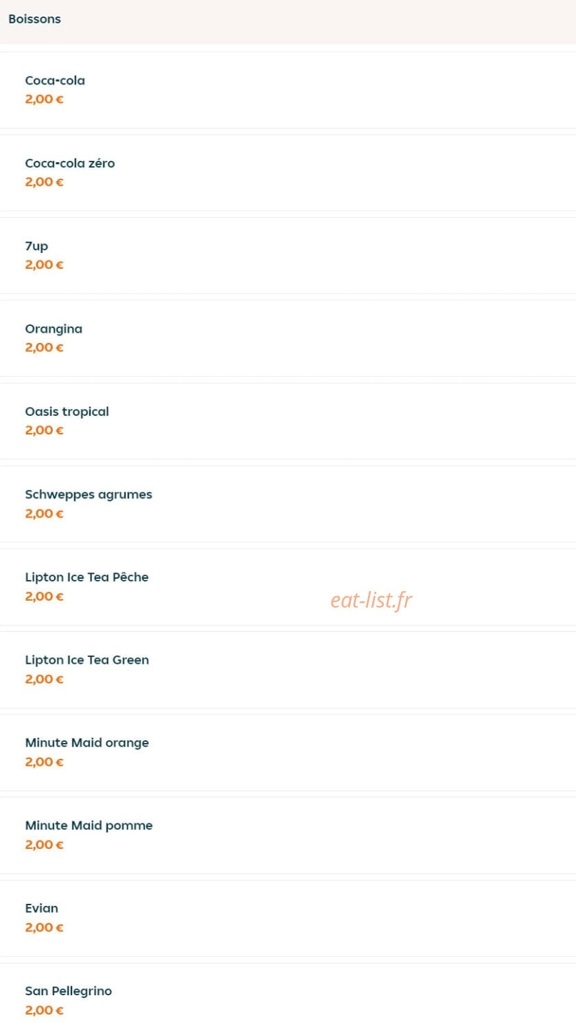 Fries N Flavors — carte page 4