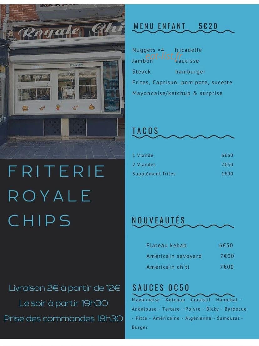 Friterie Royale Chips — carte page 3