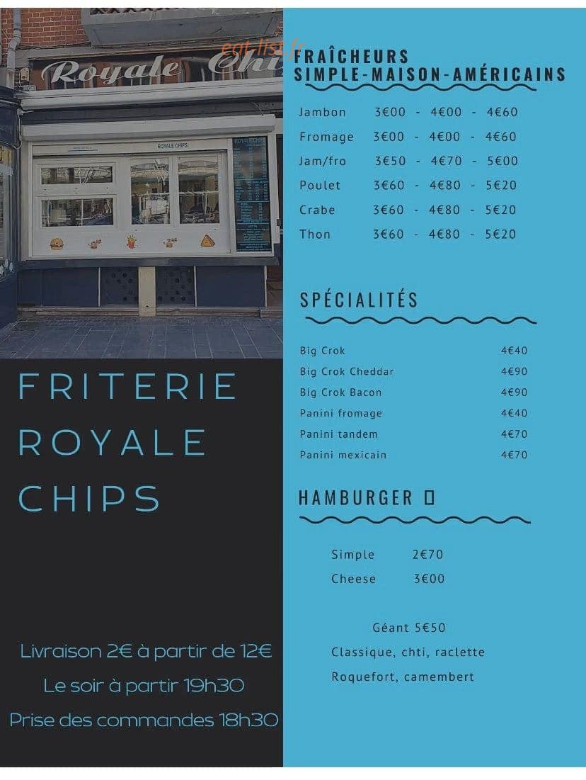 Friterie Royale Chips — carte page 2