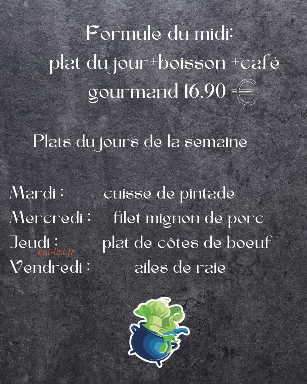 L'Enchanteur De Papilles — carte page 1