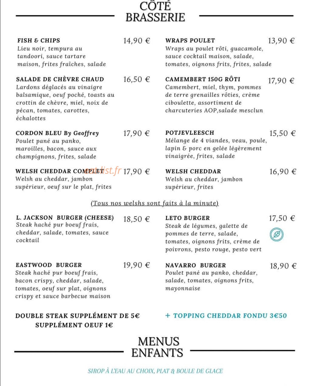La Terrasse — carte page 2