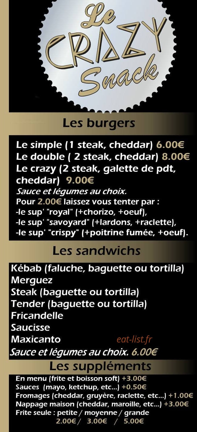 Le Crazy — carte page 3