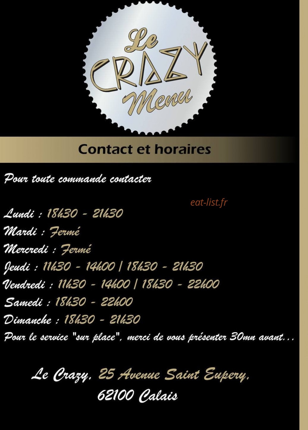 Le Crazy — carte page 5