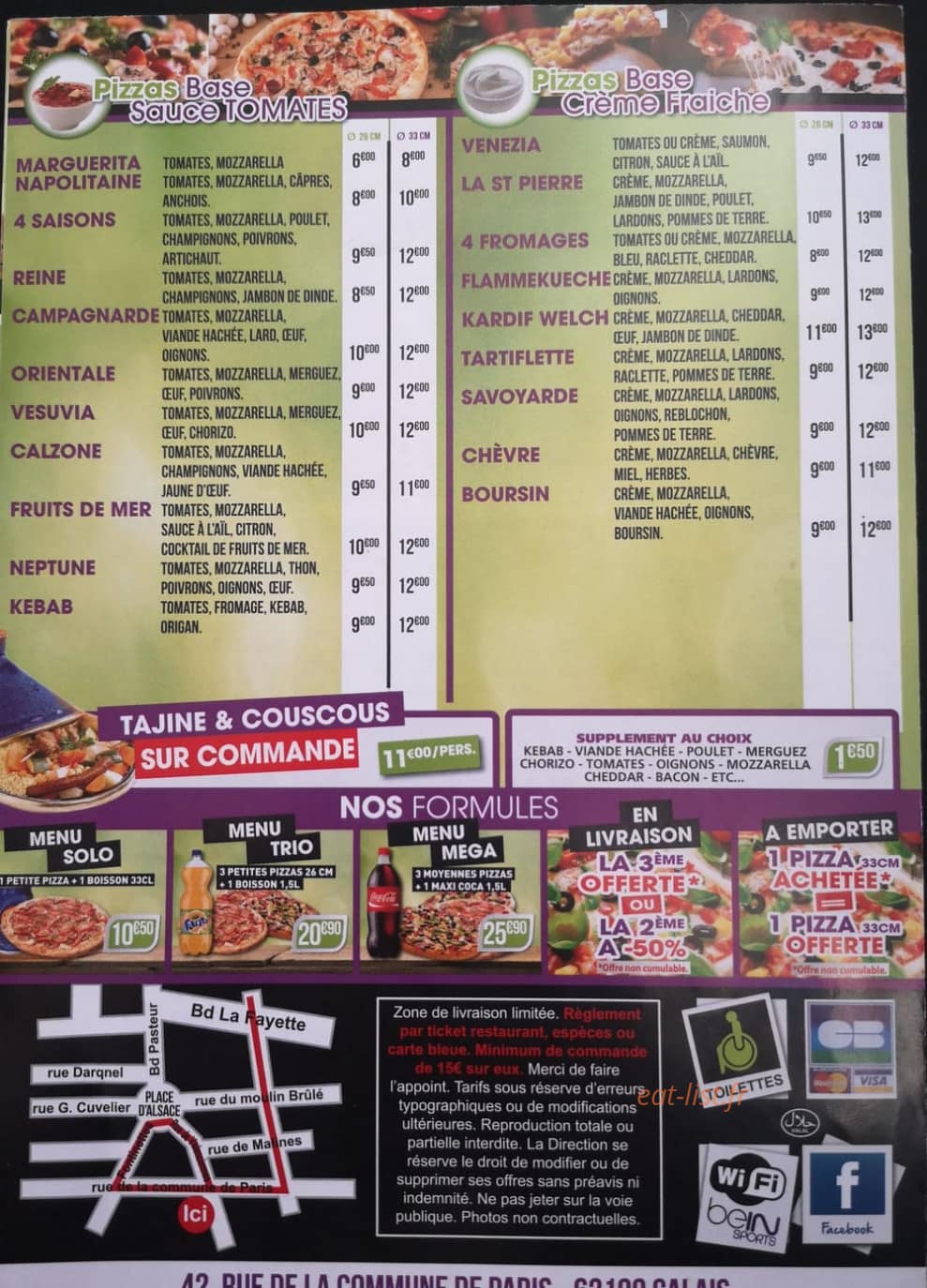 Le St Pierre — carte page 1