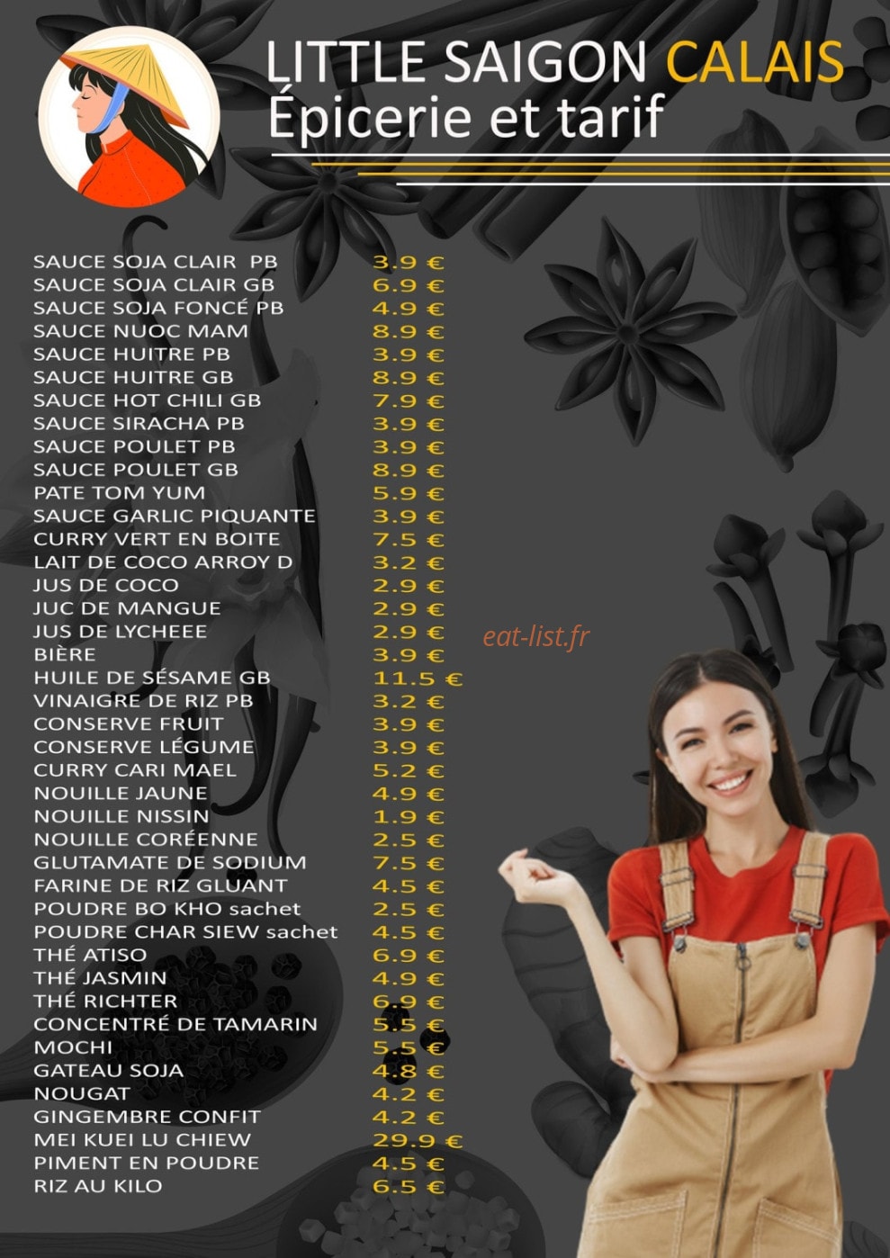 Little Saigon — carte page 1
