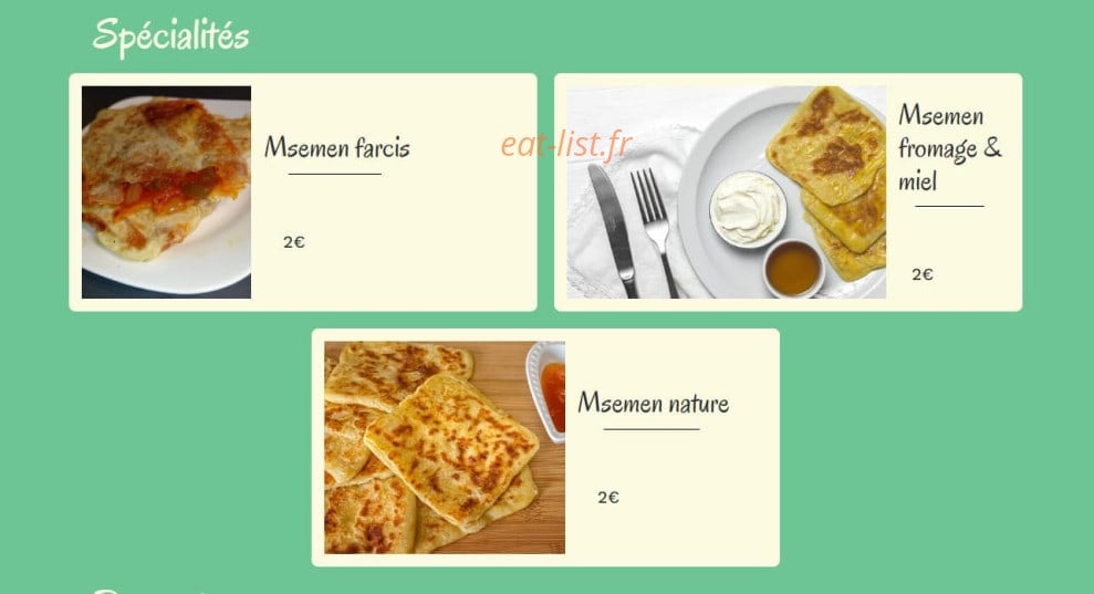 LouYah' Juice&Food — carte page 3