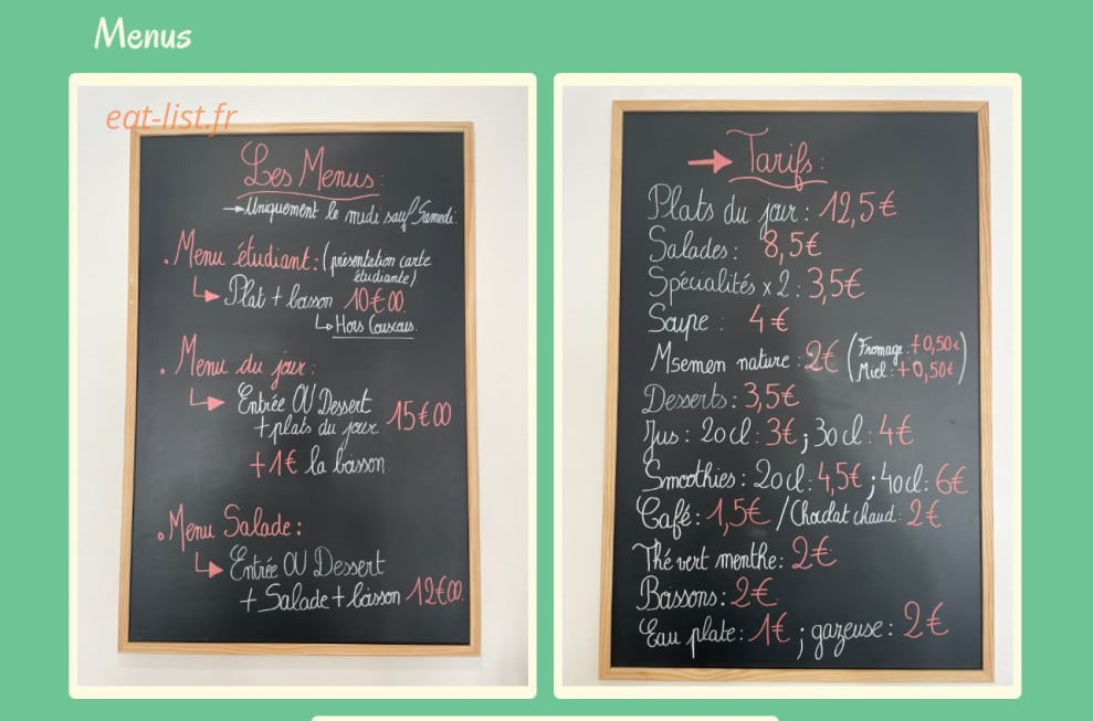 LouYah' Juice&Food — carte page 4