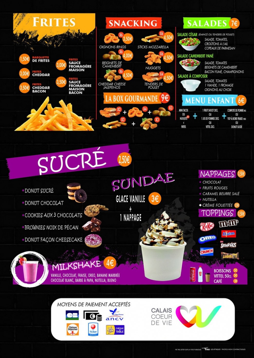 M'Tacos — carte page 2