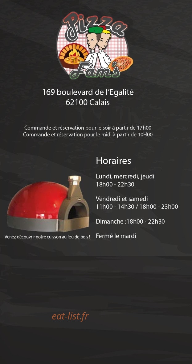 Pizza Fam's — carte page 6