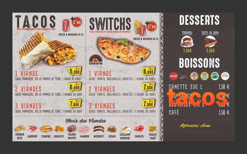 Resto Cool — carte page 6