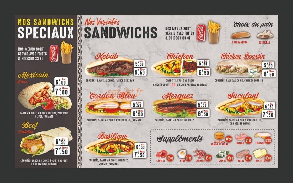 Resto Cool — carte page 2