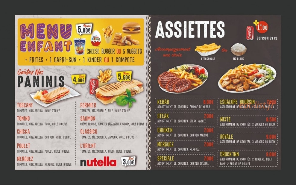 Resto Cool — carte page 5