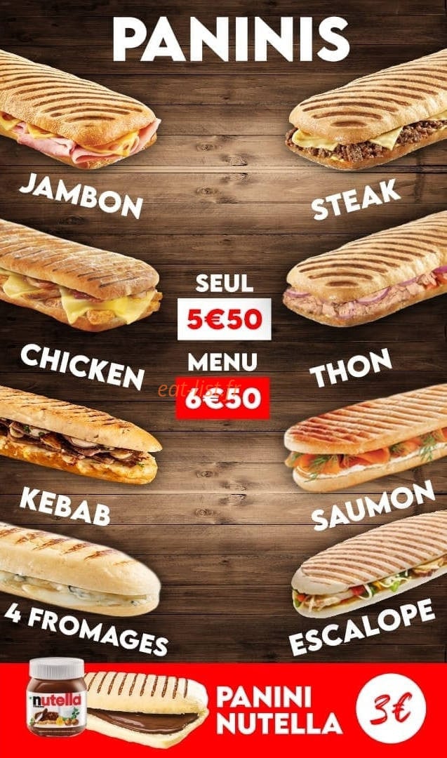 Top Delice — carte page 6