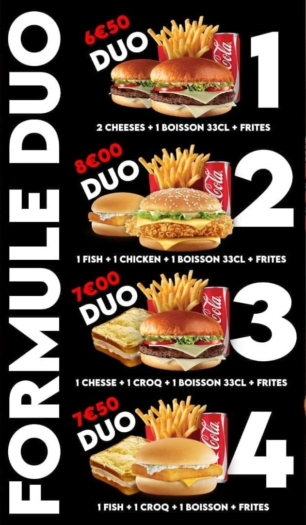 Top Delice — carte page 8