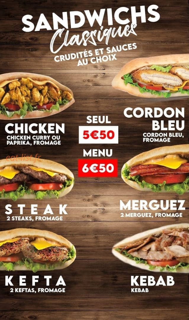 Top Delice — carte page 3