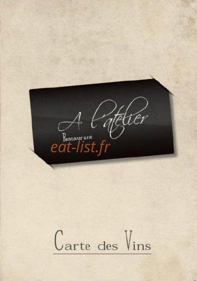 A L'Atelier — carte page 6