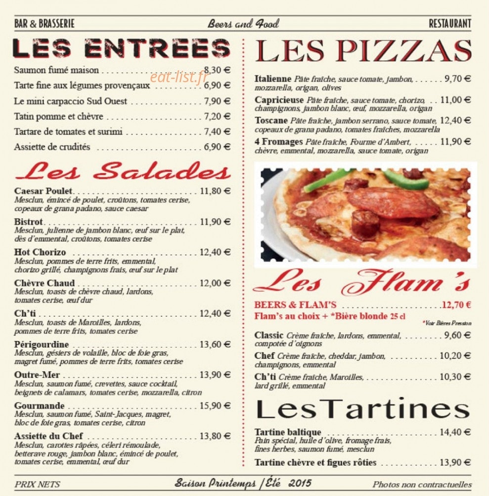 Beers & co — carte page 5