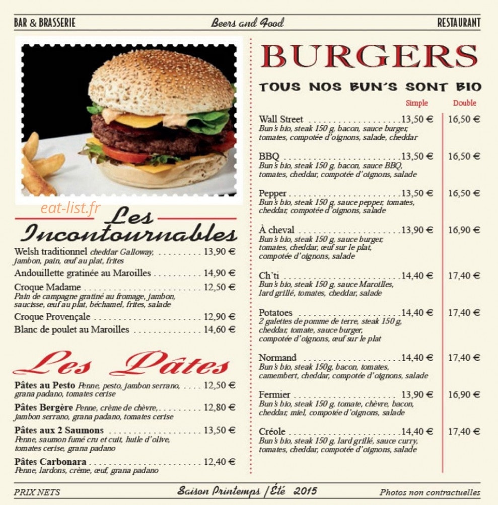 Beers & co — carte page 6