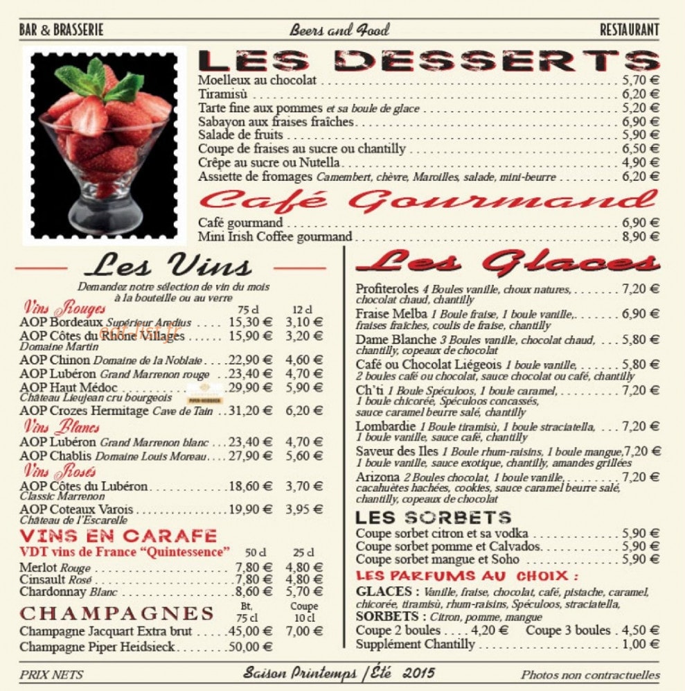 Beers & co — carte page 8