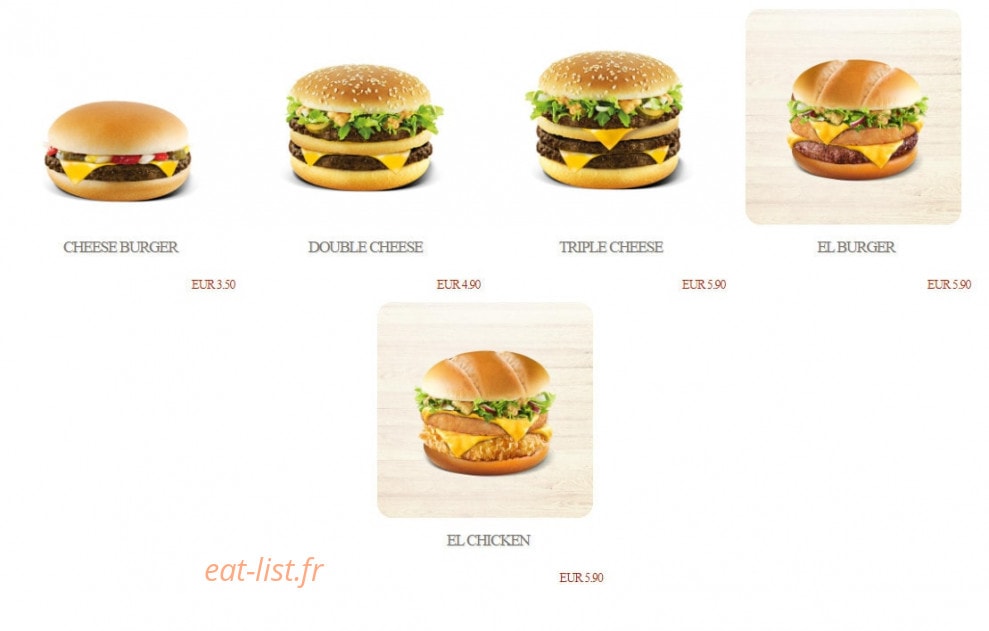 El Tacos — carte page 2