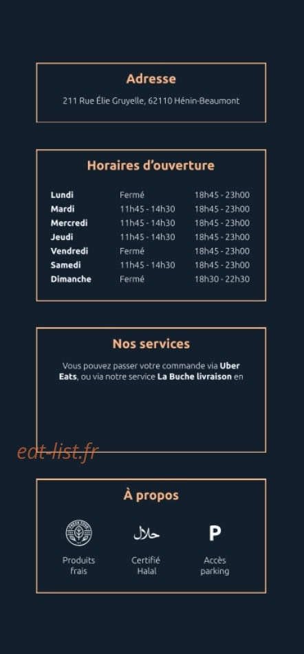 La Buche — carte page 4