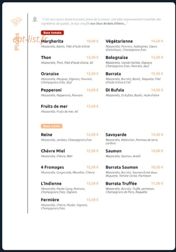 La Buche — carte page 2