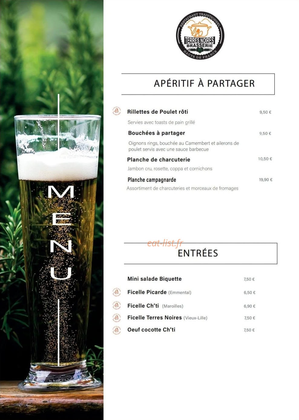 Les terres noires — carte page 1
