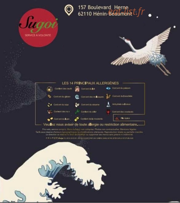 Sugoi — carte page 4