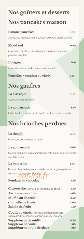 Zade Cook and Coffee — carte page 4