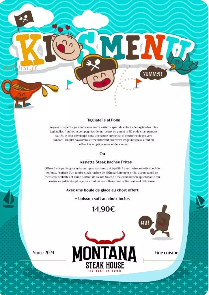 Montana Steak House — carte page 5