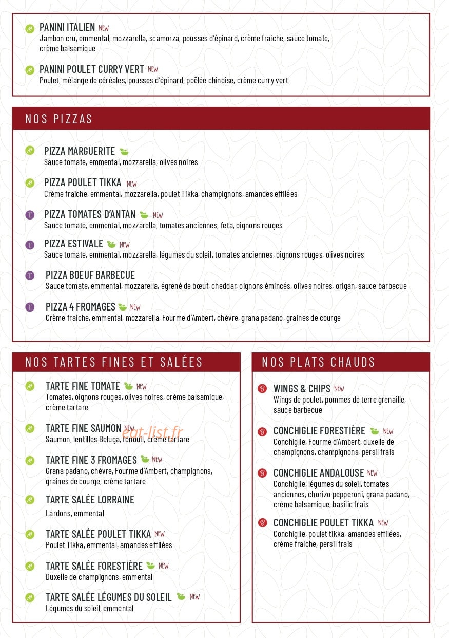 L'atelier Papilles — carte page 5